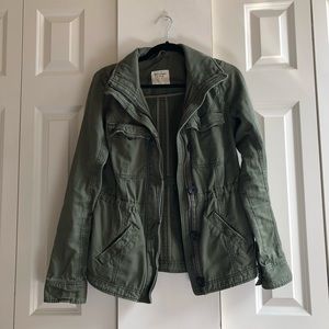 Abercrombie & Fitch green military utility jacket